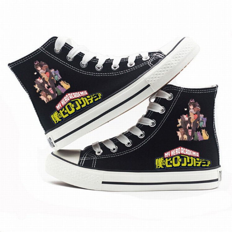 My Hero Academia High-top canvas shoes printed shoes A total of 10 yards 35-44 Style F