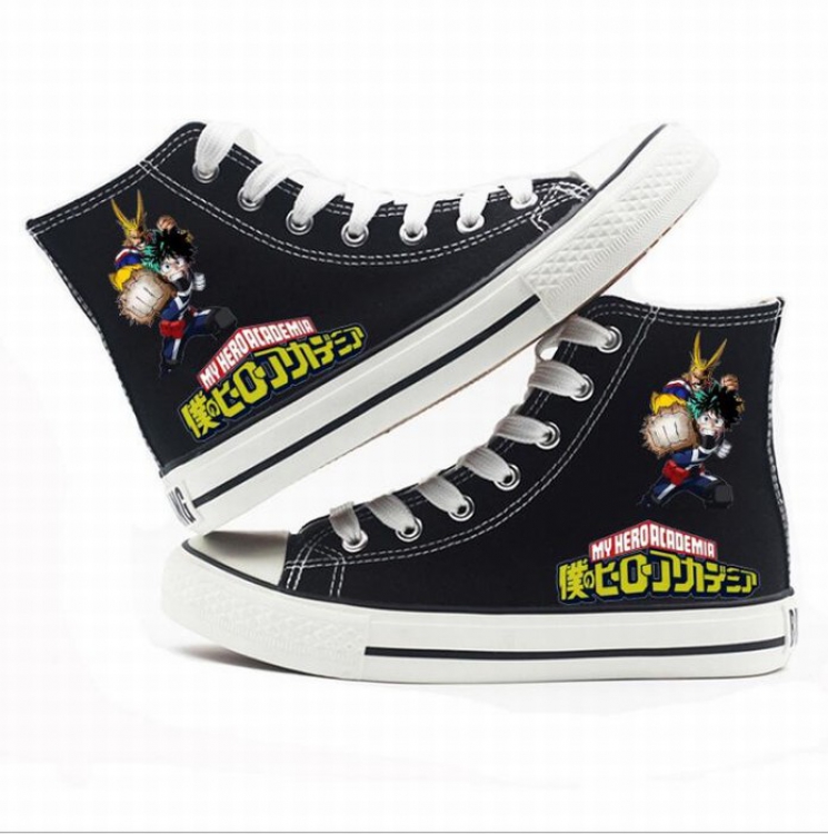 My Hero Academia High-top canvas shoes printed shoes A total of 10 yards 35-44 Style J