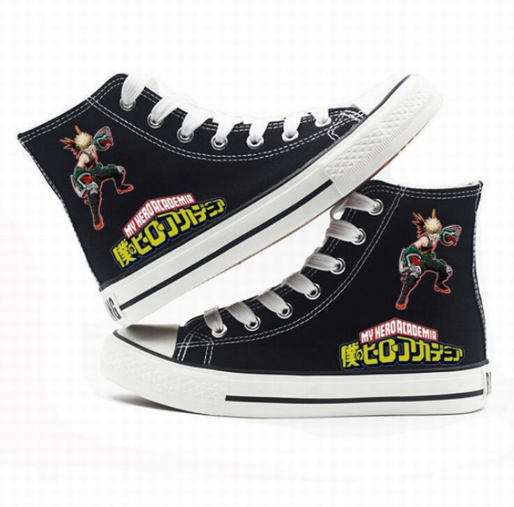 My Hero Academia High-top canvas shoes printed shoes A total of 10 yards 35-44 Style N