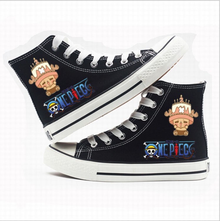 One Piece High-top canvas shoes printed shoes A total of 10 yards 35-44 Style C