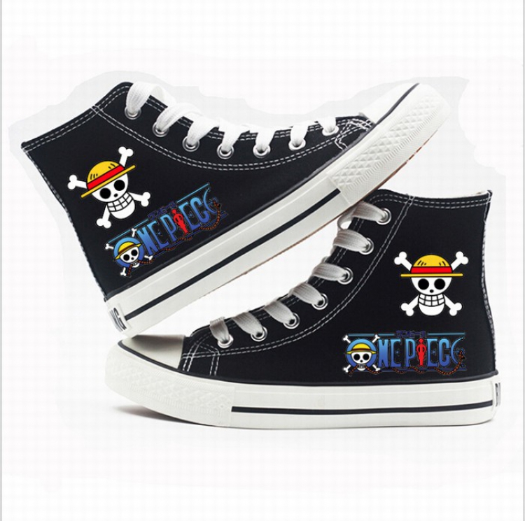 One Piece High-top canvas shoes printed shoes A total of 10 yards 35-44 Style A