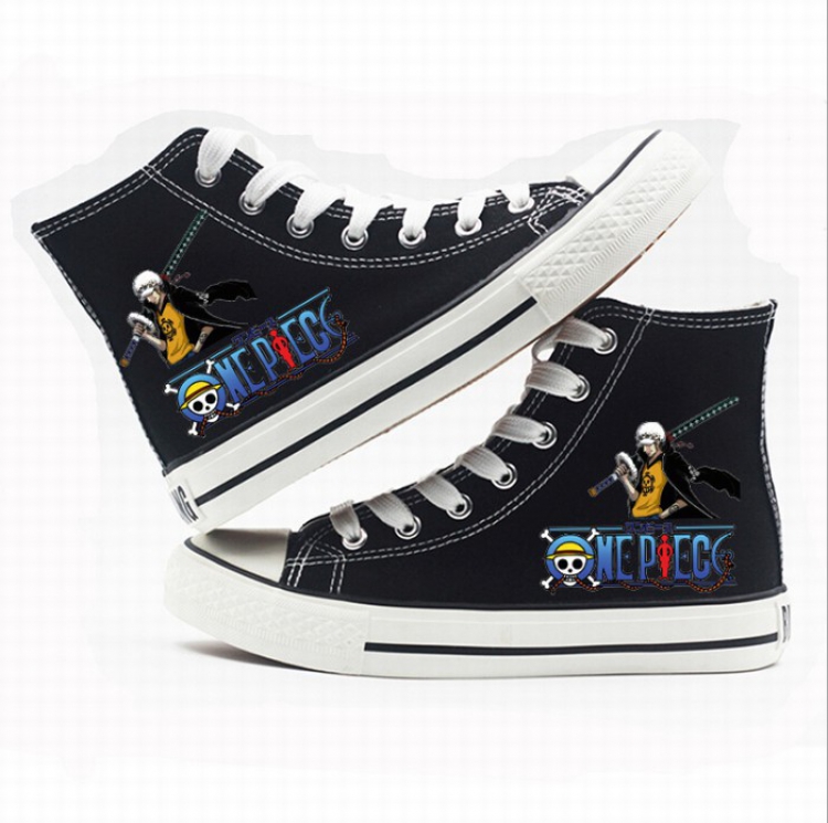 One Piece High-top canvas shoes printed shoes A total of 10 yards 35-44 Style F