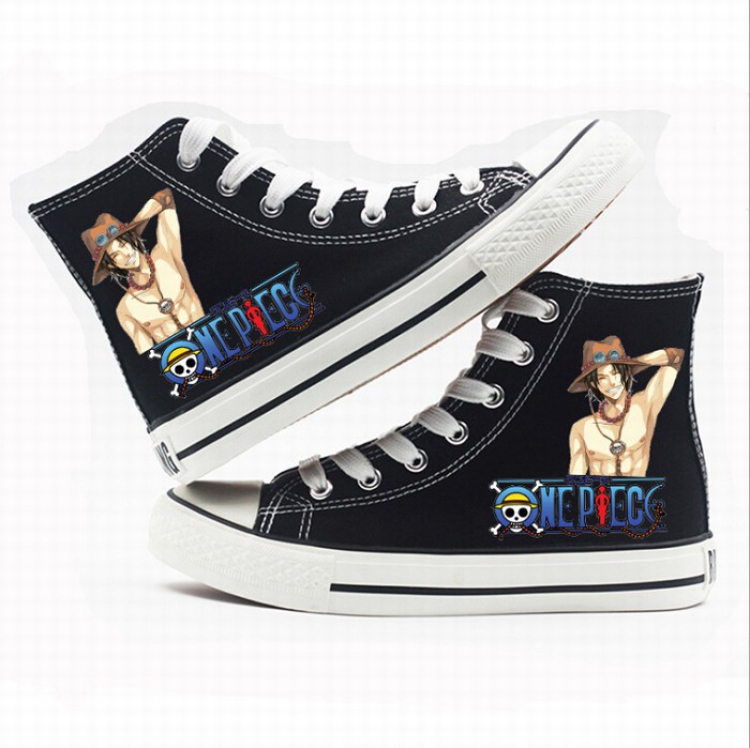 One Piece High-top canvas shoes printed shoes A total of 10 yards 35-44 Style J