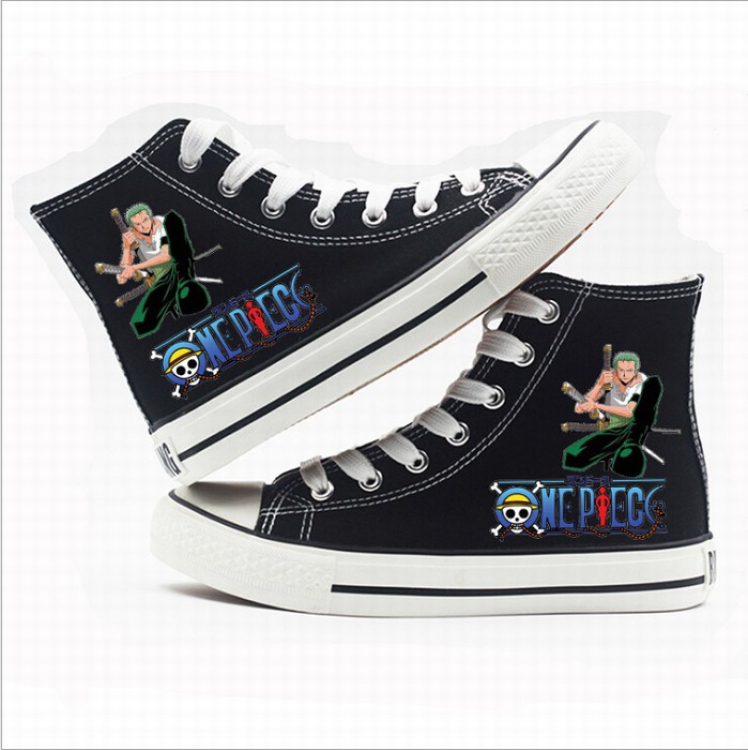 One Piece High-top canvas shoes printed shoes A total of 10 yards 35-44 Style I