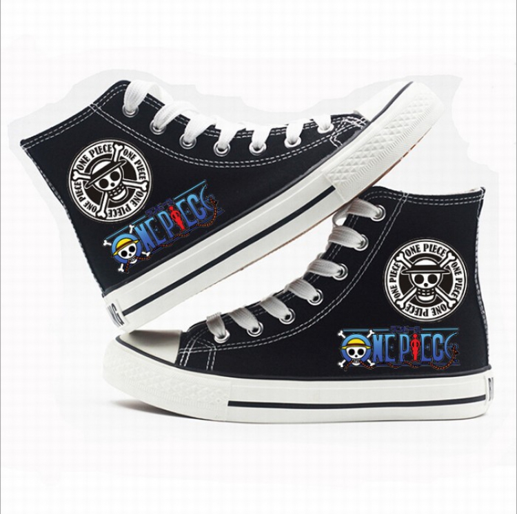 One Piece High-top canvas shoes printed shoes A total of 10 yards 35-44 Style R