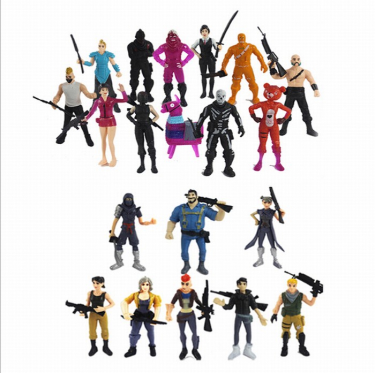Fortnite a set of 20 OPP bag Boxed Figure Decoration 11cm a box of 100 set price for 3 set