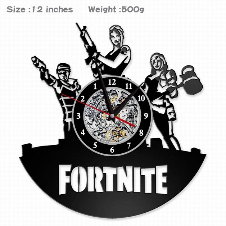 Fortnite Creative painting wall clocks and clocks PVC material No battery Style D