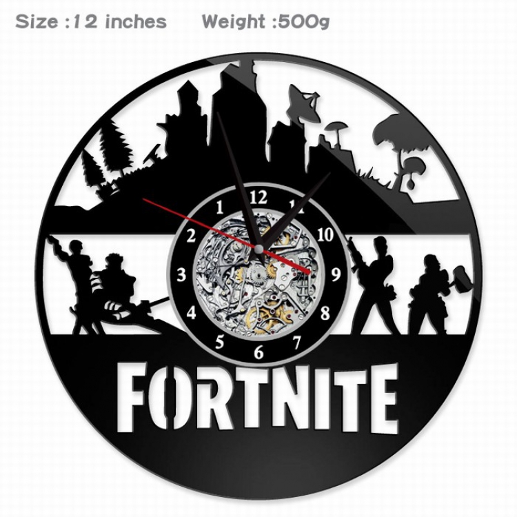 Fortnite Creative painting wall clocks and clocks PVC material No battery Style C