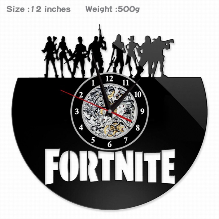 Fortnite Creative painting wall clocks and clocks PVC material No battery Style B