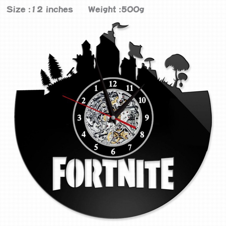 Fortnite Creative painting wall clocks and clocks PVC material No battery Style E