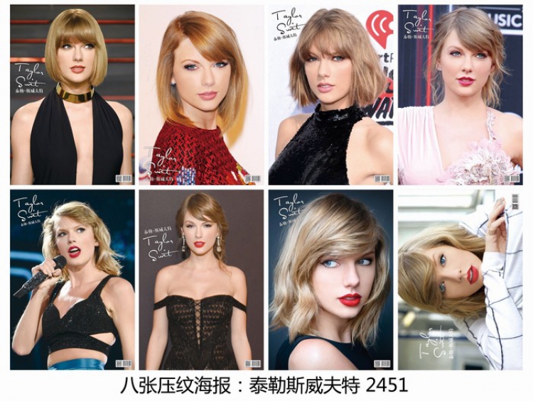 Taylor Alison Swift Poster 42X29CM 8 pcs a set price for 5 sets