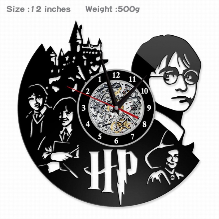 Harry Potter Creative painting wall clocks and clocks PVC material No battery Style A