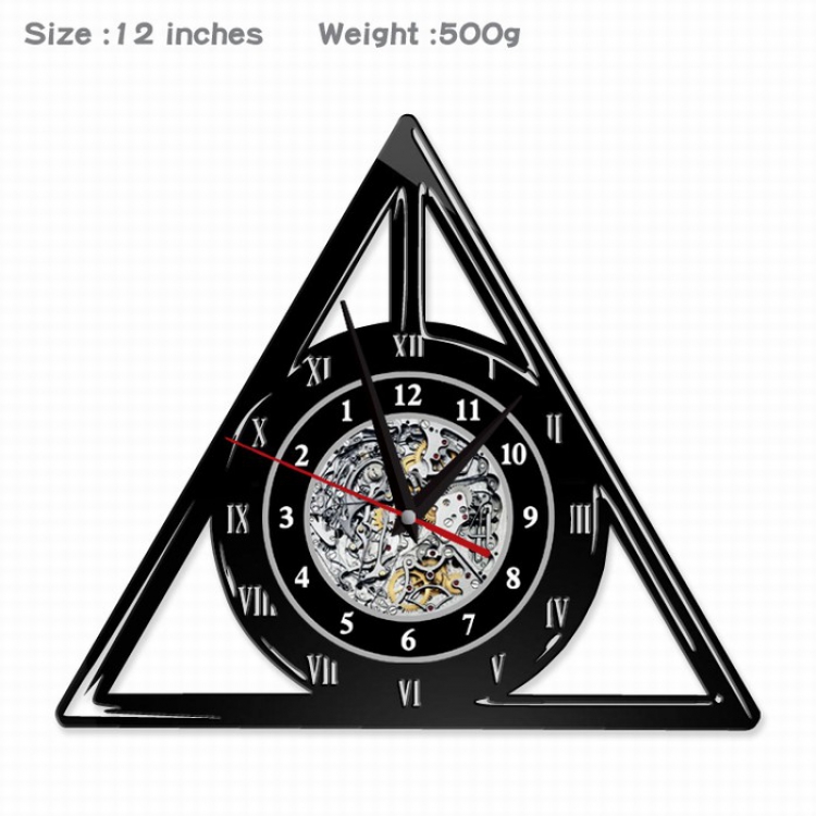 Harry Potter Creative painting wall clocks and clocks PVC material No battery Style C