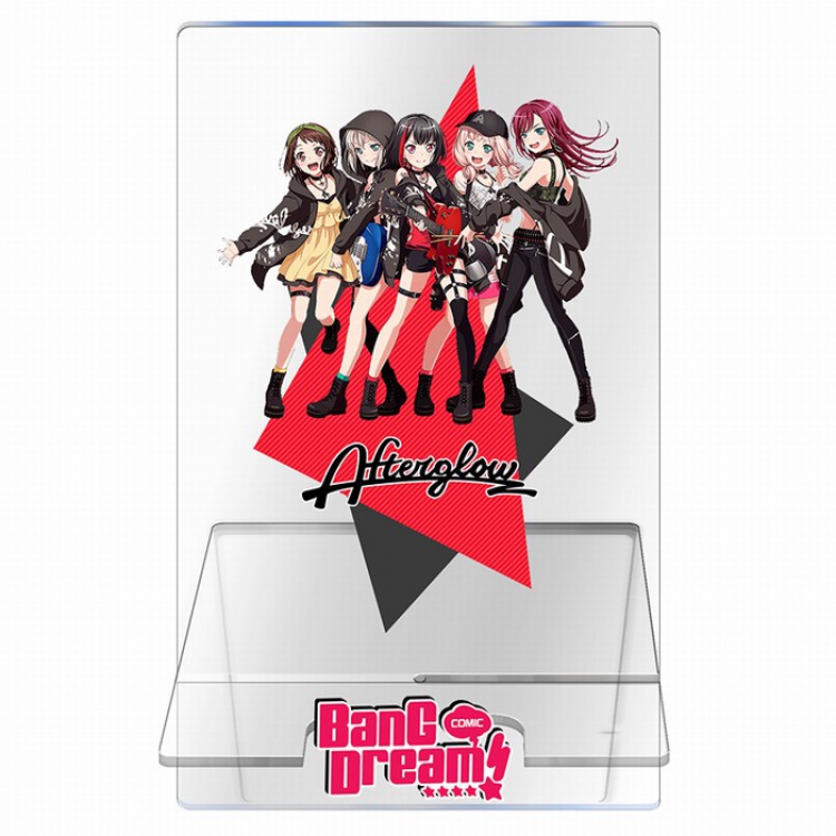 BanG Dream Roselia Transparent acrylic phone holder 13CM Style E