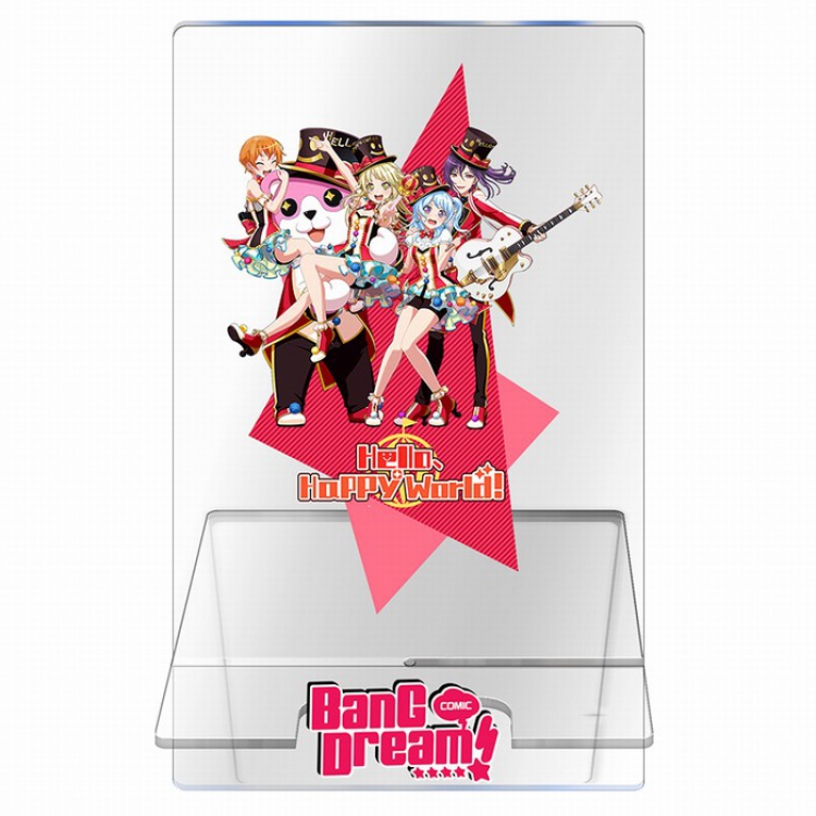 BanG Dream Roselia Transparent acrylic phone holder 13CM Style D