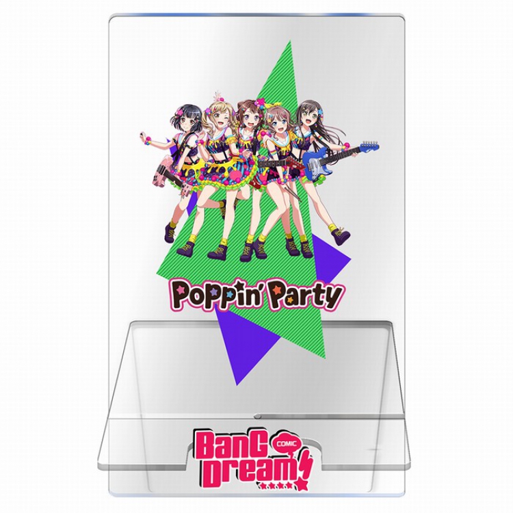 BanG Dream Roselia Transparent acrylic phone holder 13CM Style C