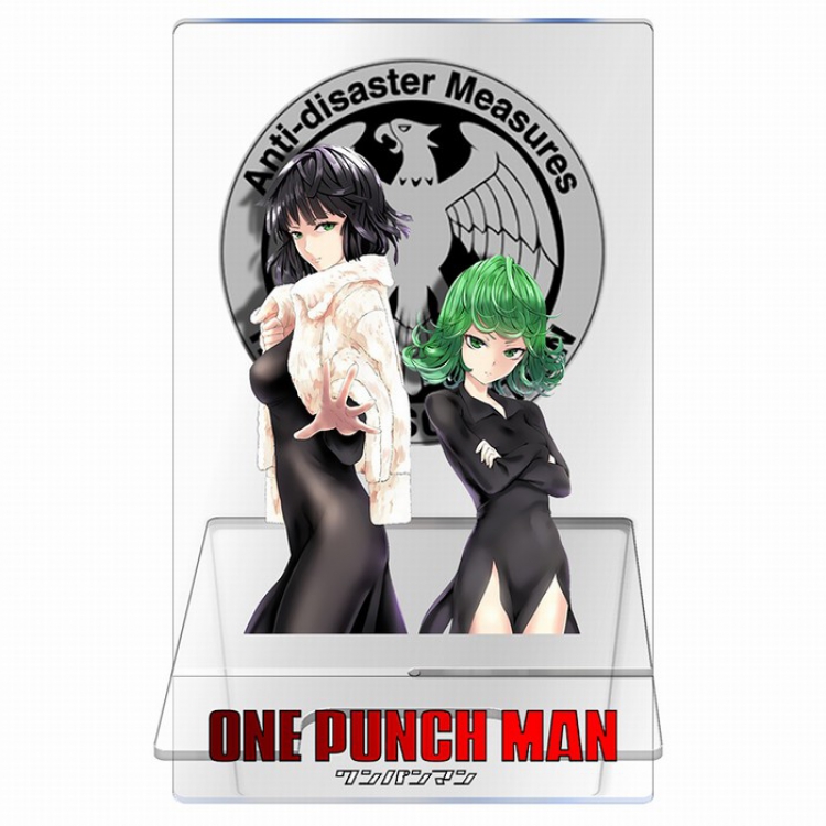 One Punch Man Transparent acrylic phone holder 13CM Style B