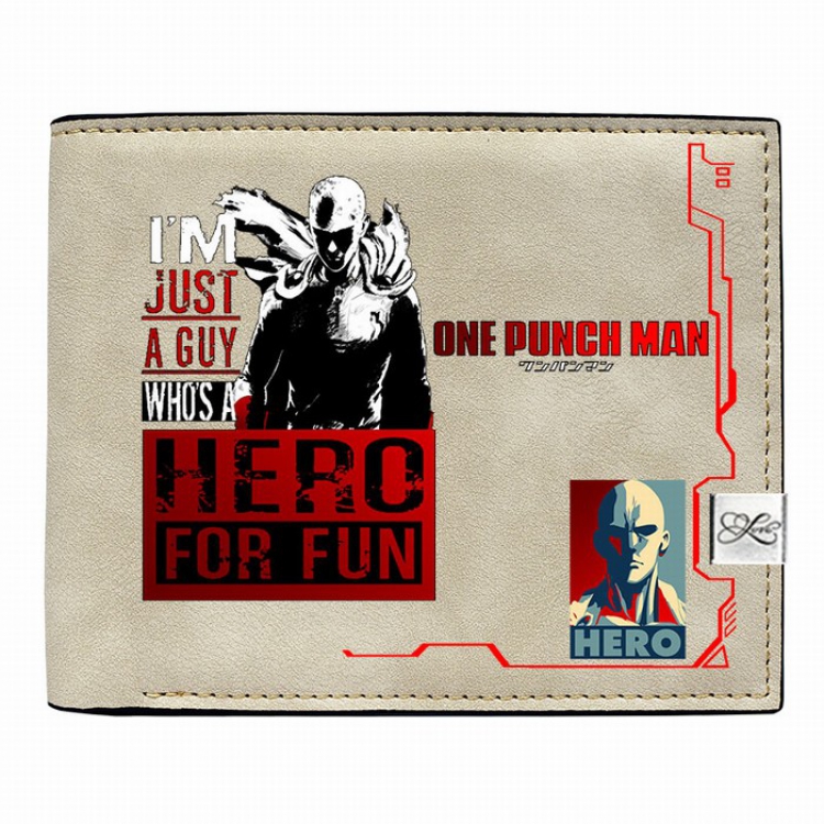 One Punch Man Short wallet purse 12X10CM Style B
