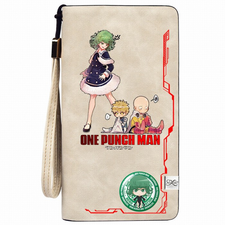 One Punch Man Zipper long wallet purse 11X20.5CM Style A