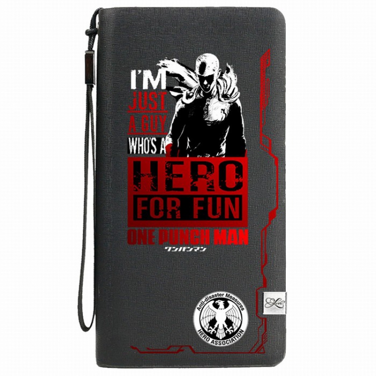 One Punch Man  Short wallet purse 12X10CM Style C