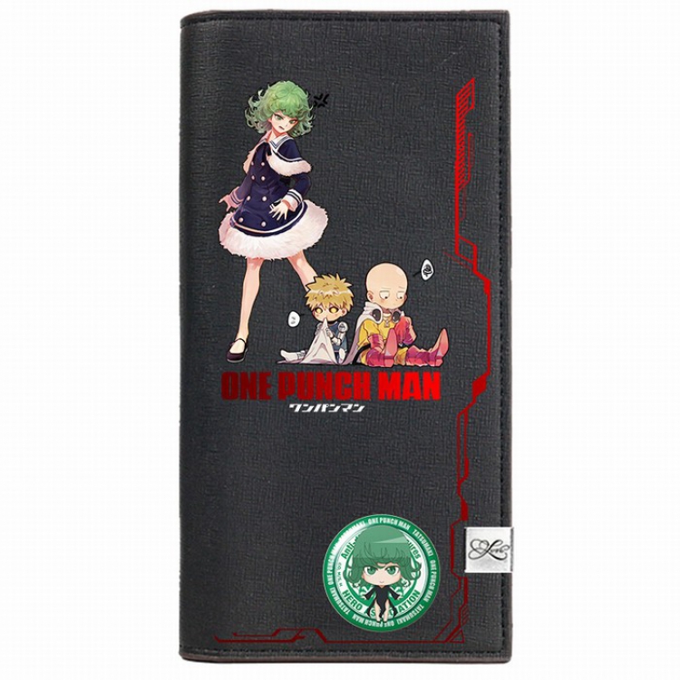 One Punch Man Middle wallet purse 9.6X18.5CM Style A
