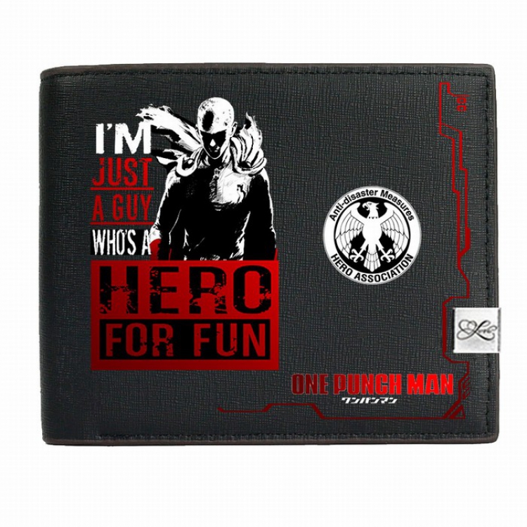 One Punch Man Short wallet purse 12X10CM Style A