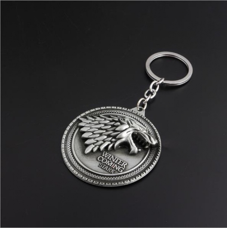 Game of Thrones Keychain pendant price for 5 pcs 5.5X5.5CM Style A