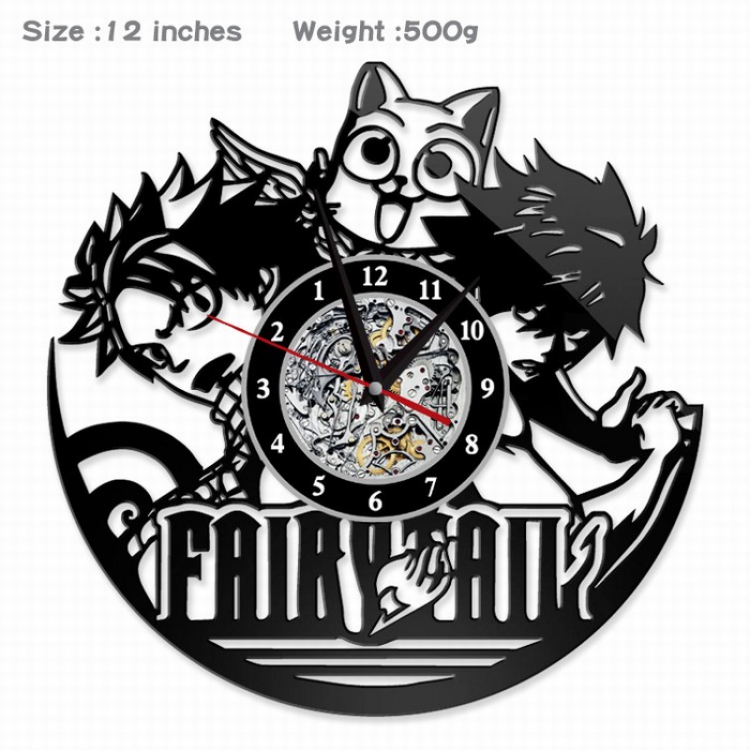 Fairy tail Creative painting wall clocks and clocks PVC material No battery Style A