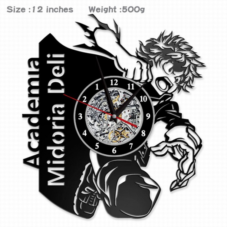 My Hero Academia Creative painting wall clocks and clocks PVC material No battery Style A