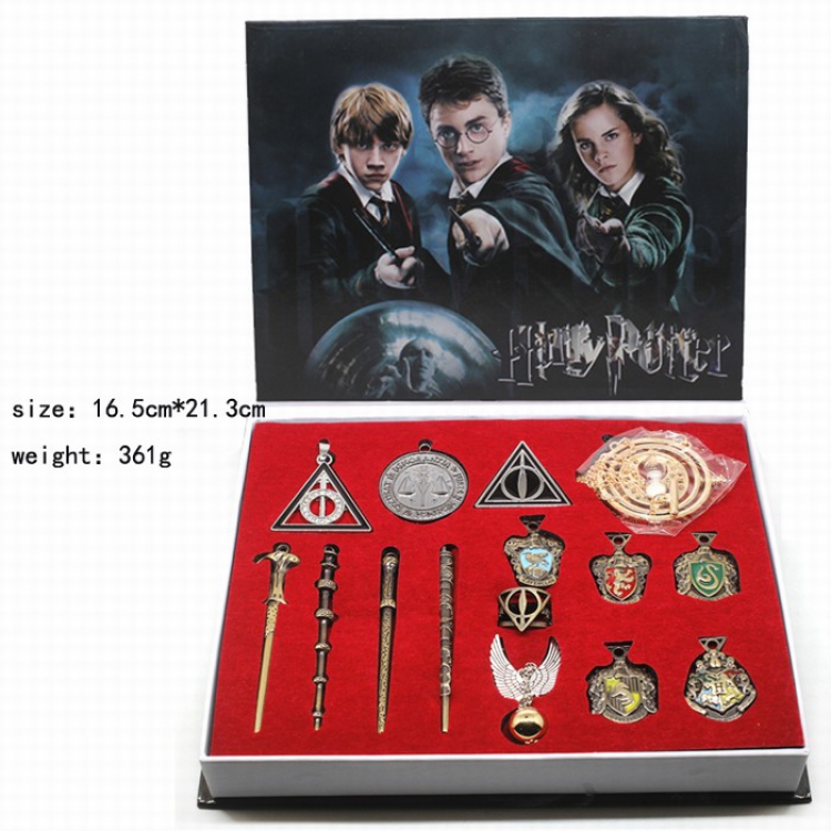 Harry Potter Necklace pendant key ring pendant set B