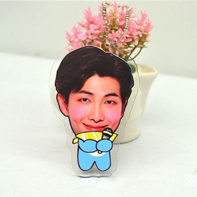 BTS Double-sided Keychain pendant price for 5 pcs Style C
