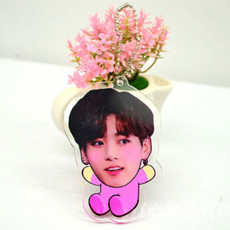 BTS Double-sided Keychain pendant price for 5 pcs Style D