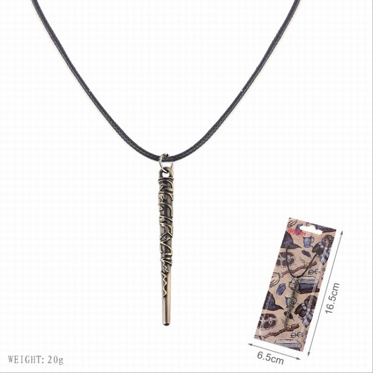 Harry Potter Magic wand necklace pendant Style B price for 5 pcs