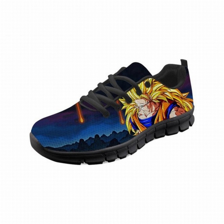 YQ2403BAQ Dragon Ball Breathable mesh fabric shoes adult men and women sports shoes 35-48 yards