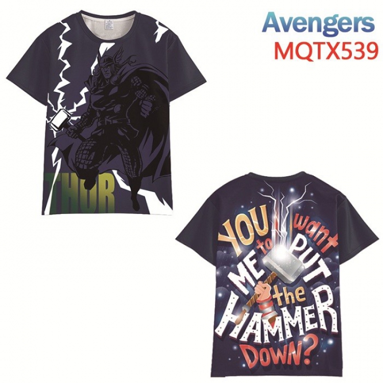 The avengers allianc Full color printed short sleeve t-shirt 10 sizes from XXS to XXXXXL MQTX539