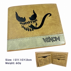 Venom PU two-fold wallet Purse...