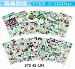 BTS Beautifully Stickers 45-10...