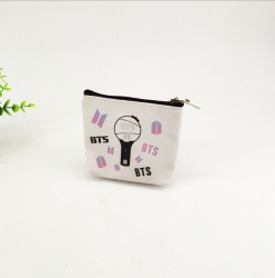 BTS Korean star Printed zipper...