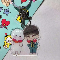 BTS BT21 Acrylic keychain pend...