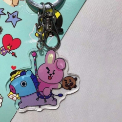 BTS BT21 Acrylic keychain pend...