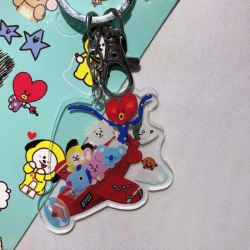 BTS BT21 Acrylic keychain pend...