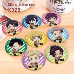 Shingeki no Kyojin a set of 8 ...