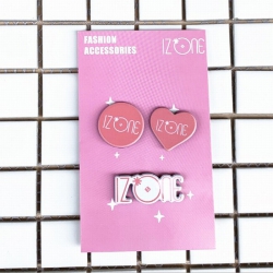 IZONE Acrylic brooch set price...