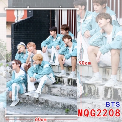 BTS White plastic pole cloth p...