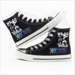 One Piece High-top canvas shoe...