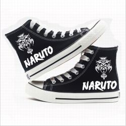 Naruto High-top canvas shoes p...