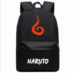 Naruto Black printed canvas ba...