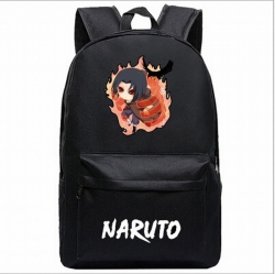 Naruto Black printed canvas ba...