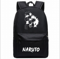 Naruto Black printed canvas ba...