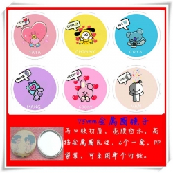 BTS Mirror 75mm 6 pcs Style 8